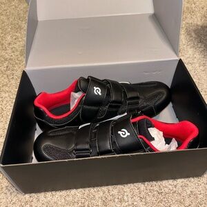Peloton Shoes- never worn. I’m a size 8 but the peloton size is “39”